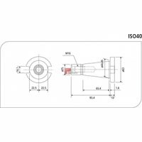 Desenho Técnico – ISO40 – DIN 2080